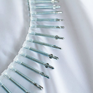Plastic <b>Strip</b> Collated Drywall <b>Deck</b> Screw Self Drilling Screws with Wing White Zinc - Product Image 6
