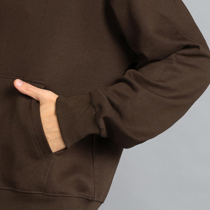 Plus Size Men's Rhinestone Hoodies for Outdoor Wear Cotton Heavyweight Pullover Rhinestone Hoodie With <b>Thick</b> <b>Fleece</b> - Product Image 2