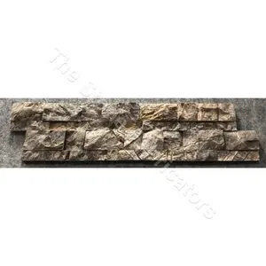 Rainforest Brown Rockface Wall Panel Stack Stone Wall Cladding Stone Panel Interior Decorations Artificial Culture Stone