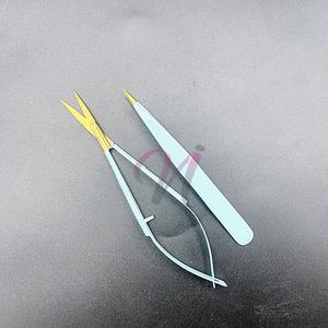 Nomex แหนบต่อขนตาสแตนเลสสีฟ้าปรับแต่งได้จุดชุบทองแบบหมุนเวียนโลโก้ส่วนบุคคลที่ยั่งยืน - Product Image 4