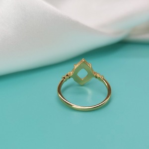 Sólido 925 forma de plata esterlina anillo Vintage ajuste bisel anillo leche materna cenizas cabello recuerdo resina joyería componente en blanco - Product Image 6