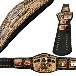 Cinturón de título conmemorativo de campeonato de desgaste auténtico NWA, cinturones de lucha con piedras multicolores, cinturón de Título personalizado de alta calidad - Product Image 6