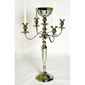 Portavelas de cristal de aluminio fundido Candelabro Compromiso Fiestas de cumpleaños Decoración de mesa Soporte de vela Precio atractivo - Product Image 2