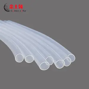 Raw Material Engineering Plastic Manufacturer White PTFE Hose Transparent FEP Flexible Pipe10*12mm Non-adhesive Tefloning Tubing