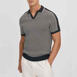 Verano nuevo bordado su logotipo Color y tamaño mezclados 100% algodón Unisex personalizado hombres Polo camisas, - Product Image 5