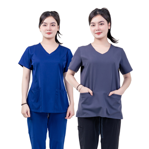 ชุดยูนิเซ็กซ์สำหรับพยาบาล VN SUPPLIERS เนื้อผ้านุ่ม ระบายอากาศได้ดี สวมใส่สบาย ชุดสครับทางการแพทย์ ชุดผ่าตัด ชุดพยาบาล ชุดโรงพยาบาล ผลิตจากโพลีเอสเตอร์ทอ - Product Image 2