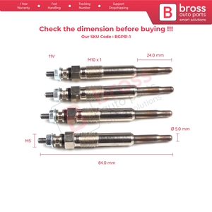 BGP31-1 4 ชิ้นปลั๊กฮีตเตอร์ GX84 7700100586 0100226238 สำหรับ 1.9 2.0 2.2 - Product Image 5