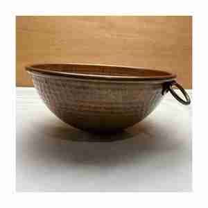 Juego de cuencos para mezclar de cobre martillado de alta calidad, cuenco de agua de Metal exportador indio más vendido para acampar - Product Image 1