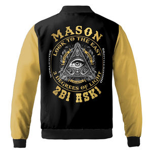 Personalizada Noble Shriners con Pyramid Desert Bomber Jacket 2025 de alta calidad por encargo de manga larga chaquetas - Product Image 3