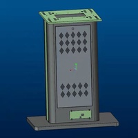 Écran LCD HD de 43 pouces requête tactile horizontale système de gestion de file d'attente de machine tout-en-un signalisation numérique