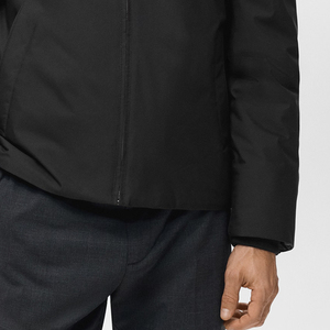 Veste pour homme avec design matelassé, imperméable, capuche à cordon de serrage réglable, deux poches latérales, fermeture éclair sur le devant, prix avantageux, 2026 - Product Image 5