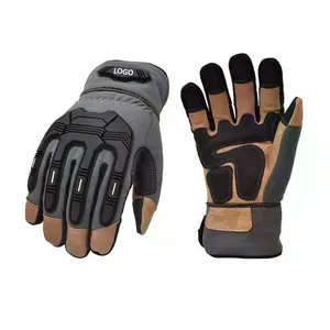 Công việc an toàn cao mặc chống nhiệt bảo vệ cơ khí tác động găng tay đa mục đích làm việc găng tay với logo riêng của bạn trong toàn bộ giá