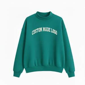 Sudadera de Forro Polar con Cuello Alto, Informal, para Invierno, Transpirable, de Gran Tamaño, de Alta Calidad, Ecológica, con Logotipo Frontal Personalizable - Product Image 1