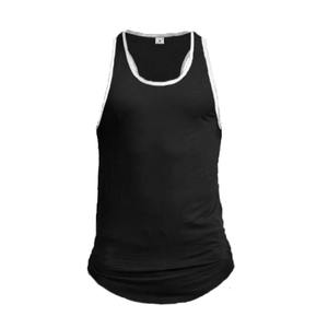 Débardeurs d'été en coton sans manches pour hommes, respirants, vêtements d'entraînement de gymnastique, de musculation, de fitness, tricotés et lavés. - Product Image 1