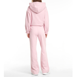 Gran oferta, chándales de mujer a precios baratos a la moda/ropa de calle de talla grande, chándales de pantalón de chándal acampanado personalizados de 2 piezas - Product Image 2