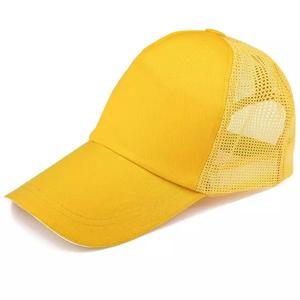 GAF Oem Factory Custom PVC Patch Logo 5 Panel Mesh Baseball Cap Classic Plain <b>Mens</b> Cotton Trucker <b>Hat</b> - Product Image 2
