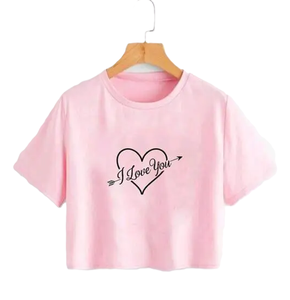 La mejor opción Diseño personalizado Media manga Cualquier tamaño Cómodo Crop Top Camisetas con estampado de algodón para mujeres Hecho en Bangladesh - Product Image 2
