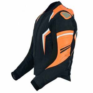 Veste de course automobile en cuir imprimé imperméable coupe-vent respirante à la vente chaude été hiver moto unisexe - Product Image 4