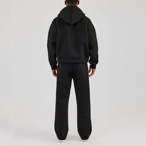 ชุดแทรคสูททรงบ็อกซี่ผ้าคอตตอน 100% หนัก 500 GSM พร้อมซิป  ชุดฮู้ดดี้และกางเกงจ็อกเกอร์สำหรับผู้ชาย สกรีนโลโก้ได้  คุณภาพสูง สไตล์สตรีทแวร์ - Product Image 3