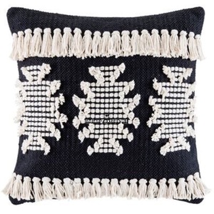 Hot Selling Boho Outdoor <b>Cushion</b> Cover Unique Vintage Pattern Handwoven Decorative Throw Pillow By <b>INDIAN</b> TEXTILES H/L - Product Image 6
