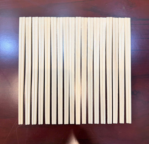 AB Grade Wood <b>Disposable</b> <b>Chopsticks</b> Round Smooth Wooden <b>Chopsticks</b> for Restaurant & Business Gift Packaging - Product Image 1