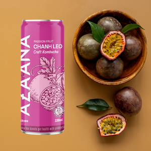 ชาคอมบูชาสดๆที่มีรสชาติเสาวรสเครื่องดื่มไม่มีแอลกอฮอล์ผสมชาดำผลิตจากผู้ผลิตเวียดนามที่เชื่อถือได้ - Product Image 3