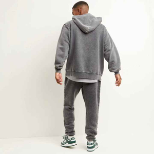 Sudadera con capucha lavada con ácido de algodón 100% de alta calidad Sudadera con capucha de ajuste regular para sudaderas con capucha de impresión digital de diseño propio personalizado unisex para invierno - Product Image 4