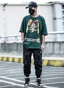 กางเกงผู้ชายแบบมีสายรัดแนวสตรีท - Product Image 3