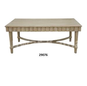 Mesa plegable de madera de mango natural para hotel y restaurante - Product Image 5