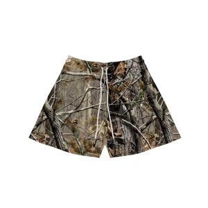 Short de plage en maille double couche personnalisé plaine séchage rapide athlétique entraînement vêtements de sport léger short de course avec poches - Product Image 1