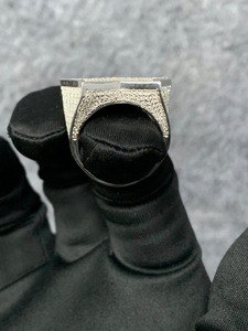 VVS Moissanite แหวนแฟชั่น925เงินประดับเพชรแหวนฮิปฮอปสตาร์สำหรับแร็ปเปอร์ในราคาถูกได้รับการรับรองจากแฟชั่น - Product Image 4