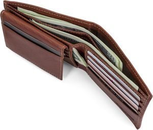 กระเป๋าสตางค์หนังแท้สำหรับผู้ชาย - Product Image 2