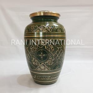 Urna Funeraria de Latón con Acabado Rojo, la Mejor Opción para Guardar Cenizas, Suministros Funerarios, Venta Directa al por Mayor - Product Image 2