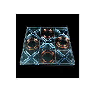 Venta caliente Acrílico Tic Tac Toe Juego Pasar juntos Interior Niños Regalo perfecto Fábrica de lujo acrílico Tic Tac toe juego - Product Image 5