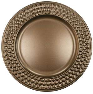 Assiettes de chargeur métalliques rentables avec des finitions haut de gamme parfaites pour les arrangements de vaisselle élégants sur un budget - Product Image 3