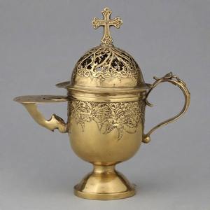 Church Glory, incensario colgante de luz de latón hecho a mano, quemador de incienso de Iglesia Vintage para ambiente ceremonial y espiritual - Product Image 5