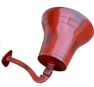 Campana antigua roja-11 "Barco náutico Aluminio Hogar Exterior e Interior Timbre de puerta-Venta de campana náutica - Product Image 2