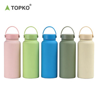 TOPKO Bouteille d'eau en acier inoxydable de haute qualité Portable Sports de plein air Space Cup Vacuum Thermos Bouteille d'eau