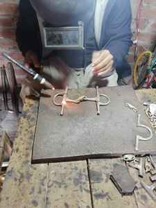 Boquilla en forma de D, broca de filete de caballo, productos para montar a caballo, brocas de boca de caballo ecuestre con anillos cromados por herramientas humanas - Product Image 6