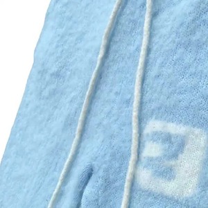 Logo personnalisé OEM Pantalon de jogging taille haute pour hommes avec poche plaquée Pantalon de survêtement évasé en mohair empilé Nouvelle tendance - Product Image 3
