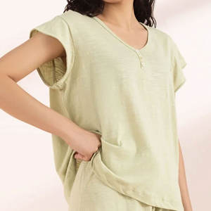 Ensemble pyjama deux pièces pour femme, thermique, doux, respirant, taille élastique, haute qualité, service OEM, pour l'hiver, prix bas, 2026 - Product Image 6