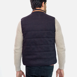 Vente en gros Veste en jean à capuche et col montant avec logo pour hommes coupe-vent d'hiver respirant de haute qualité - Product Image 3