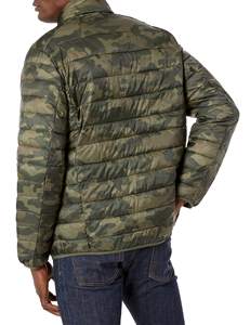 Wholesale High Quality Designer <b>Men's</b> Premium Bubble Puffer <b>Jacket</b> High Street Eco-Friendly Waterproof Quilted Coat Stand Collar - Product Image 2