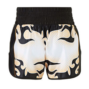Muay Thai 100% Polyester Sublimation Printed MMA Shorts Kick Boxing Muay Thai Men Women Make Your Own Logo Shorts pour femmes - Product Image 3