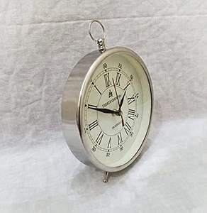 Nouvelle horloge de Table nautique tendance pour décor de bureau à domicile horloge de bureau nautique décorative intérieure quantité en vrac fabriquée en Inde 2025 - Product Image 2