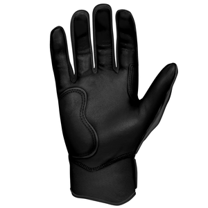 Gants de frappeur de softball de qualité supérieure Supper Quality Short Cuff Black Baseball Batting Gloves - Product Image 2