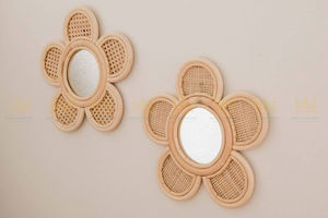 Blossom Mirror ÉCOLOGIQUE ET FAIT À LA MAIN Style Boho Design pour les espaces domestiques Prix abordable - Product Image 2