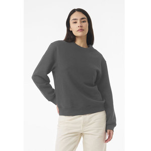 BELLA + CANVAS Classic <b>Crewneck</b> Fleece Unisex Pullover Sweatshirt for Winter 100% Cotton with Digital Printing - Product Image 1