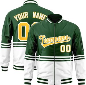 Team Varsity <b>Jackets</b> with Zipper and Custom Embroidery OEM Production for Sportswear Uniforms - Product Image 1