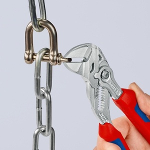 Pince de pêche KNIPEX de 180 mm de long, chromée, avec une largeur de serrage de 40 mm et des poignées multi-composants - Product Image 6